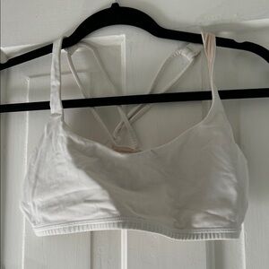 Lululemon Athletica White Strappy Bra